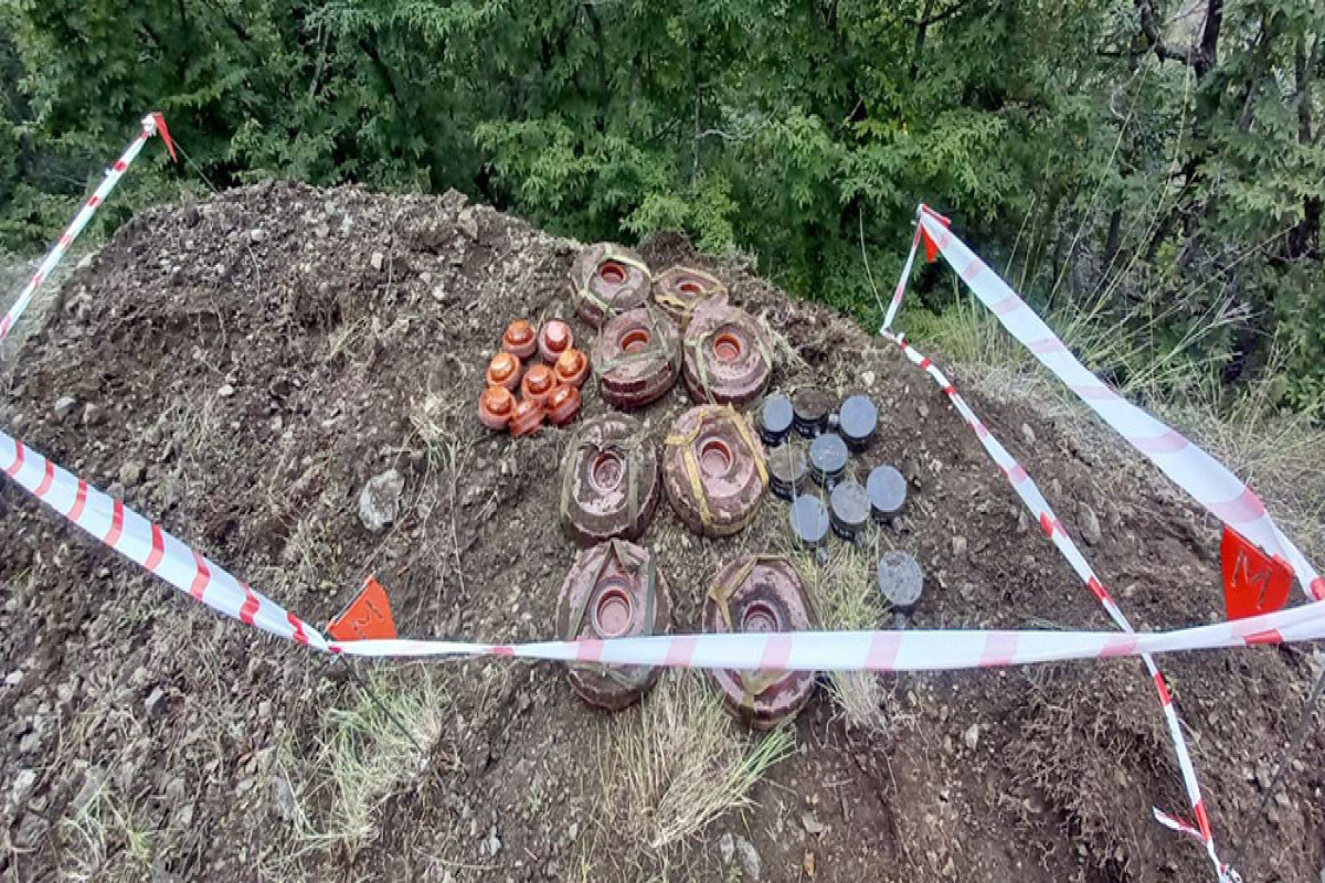 Following anti-terror measures in Garabagh, a large number of mines were neutralized-MoD-PHOTO 