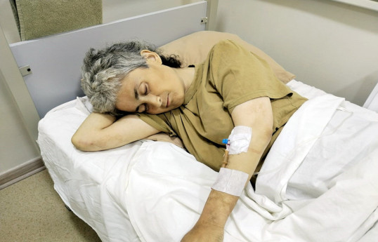 Injured Armenian woman evacuated to a military hospital - Azerbaijani MoD-VIDEO 
