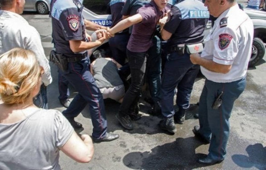 Some 84 people detained at rally against Pashinyan in Yerevan-VIDEO -UPDATED 