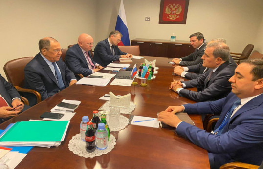 Azerbaijan's Top Diplomat updates his Russian counterpart about anti-terrorist measures against illegal Armenian armed groups in Garabagh