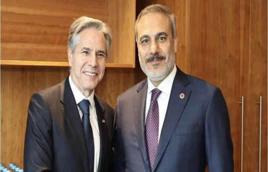 Turkish FM discussed latest events in Garabagh with US Secretary of State