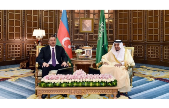 Ilham Aliyev, President of Azerbaijan and Salman bin Abdulaziz Al Saud King of Saudi Arabia