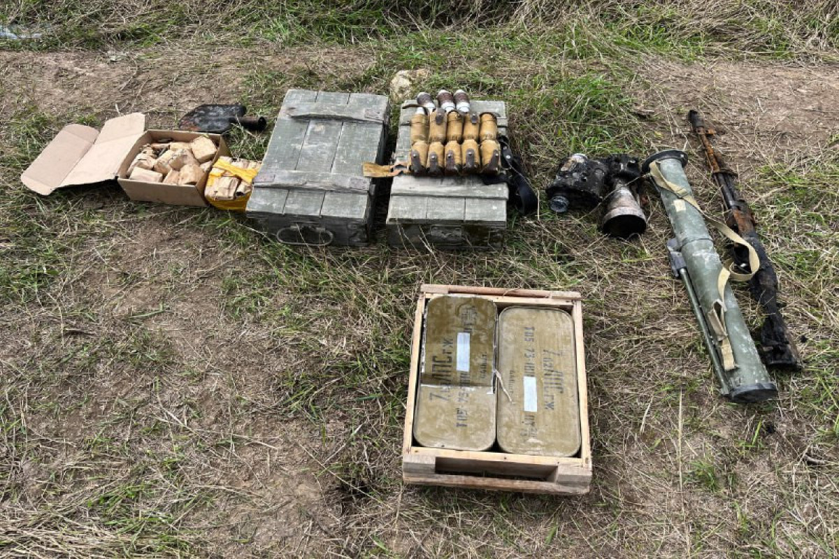 Azerbaijan Army Units seized various military equipment, weapons and ammunition in the Aghdam region-PHOTO 