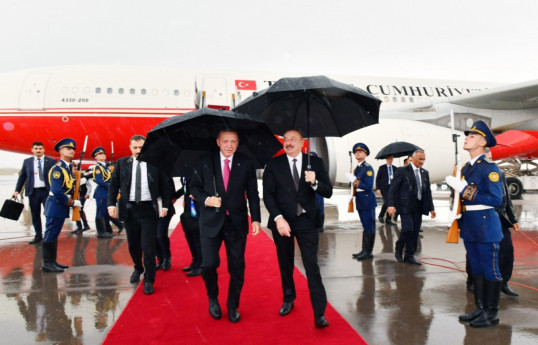 Turkish President's visit to Nakhchivan kicks off-VIDEO 