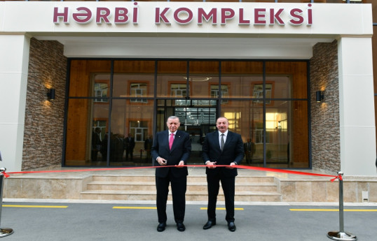 Turkish and Azerbaijani Presidents attended inauguration of Nakhchivan Military Repair and Production Complex-UPDATED 