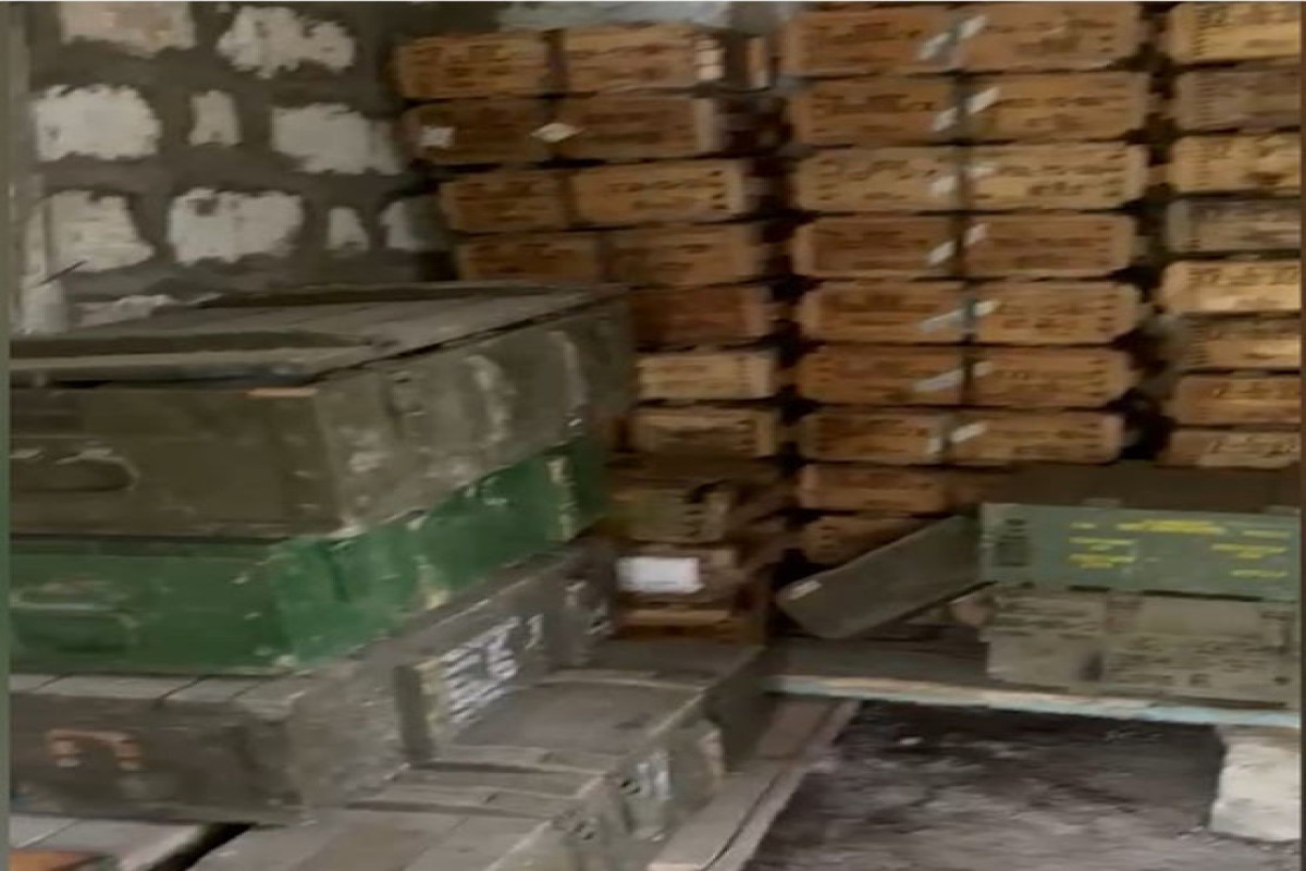 Ammunition storages are being found in civilian buildings in Garabagh region-VIDEO 