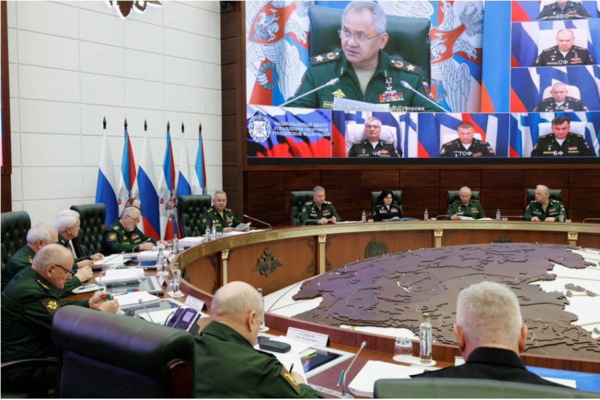Russian Black Sea commander shown working after Ukraine said it killed him