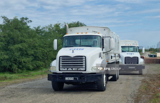 Azerbaijan sends next batch of humanitarian cargo to Khankandi via Aghdam road today-PHOTO -VIDEO  -UPDATED 