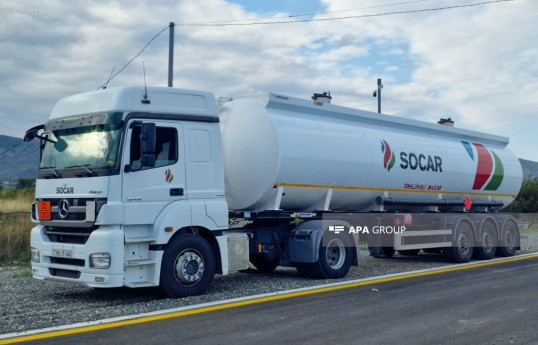 Azerbaijan sent 2 more vehicles full of fuel to Khankandi -PHOTO -VIDEO -UPDATED 
