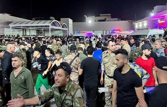 Number of people died and got injured from fire at wedding party in Iraq reaches 450-UPDATED-1 