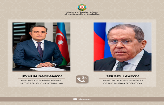 Azerbaijani and Russian FMs discuss the security of Armenian population in Garabagh-UPDATED 