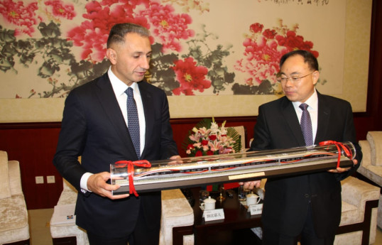 Azerbaijan, China  mull railway cooperation -PHOTO 