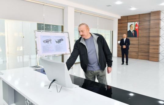 President Ilham Aliyev opened "Azerishig" OJSC’s Jabrayil Digital Control Center-UPDATED 