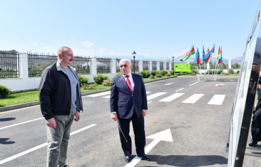 President Ilham Aliyev attended opening of “Azerenergy” OJSC’s “Jahangirbayli” Hydroelectric Power Plant-UPDATED 