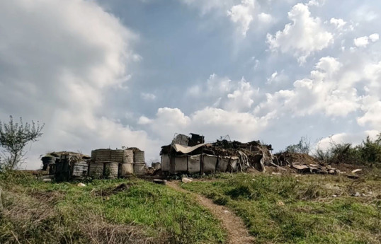 Abandoned combat positions on the Shusha-Khankendi road-VIDEO 