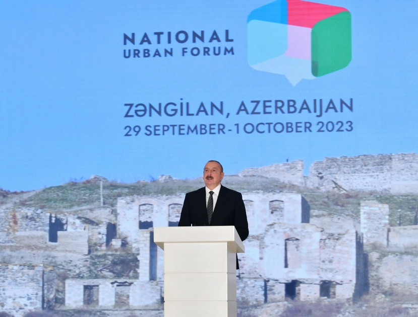 The 2nd Azerbaijan National Urban Forum was held in Zangilan, President Ilham Aliyev addressed opening ceremony-UPDATED-1 - Vimarsana News