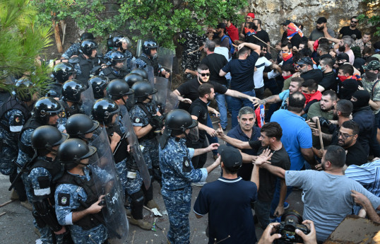 25 police officers injured in the attack on Azerbaijani embassy in Lebanon by Armenians