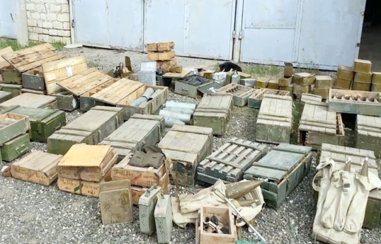Azerbaijani Army seizes more ammunition and combat vehicles in territory of Aghdara-VIDEO 