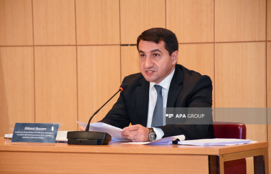 Hikmet Hajiyev, Assistant of the President of the Republic of Azerbaijan, Head of Foreign Policy Affairs Department of the Presidential Administration