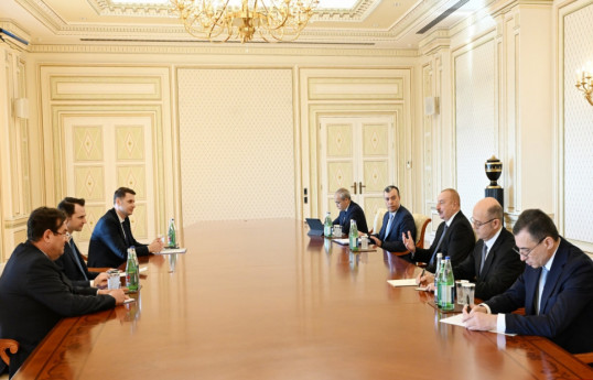 Azerbaijani President receives Romania's energy minister-UPDATED 