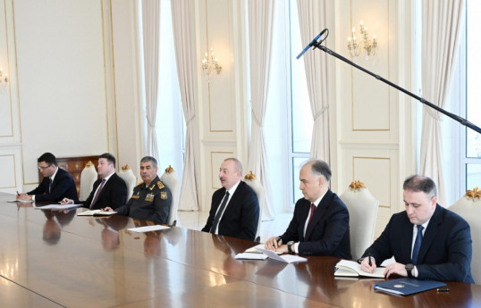 President Ilham Aliyev: Serious steps have been taken regarding development of defense industry in Azerbaijan