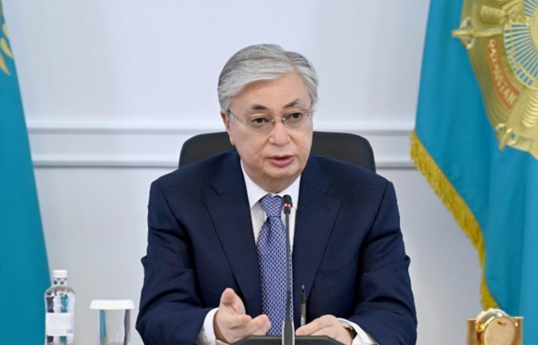 Kazakhstan President Kassym-Jomart Tokayev