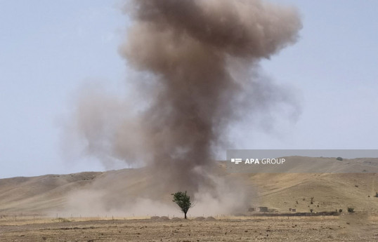 Azerbaijani Mine Action employee smitten by landmine in Aghdam