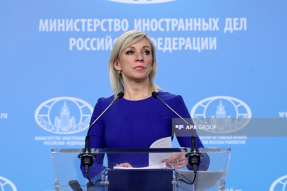 Official representative of the Russian Ministry of Foreign Affairs (MFA) Maria Zakharova