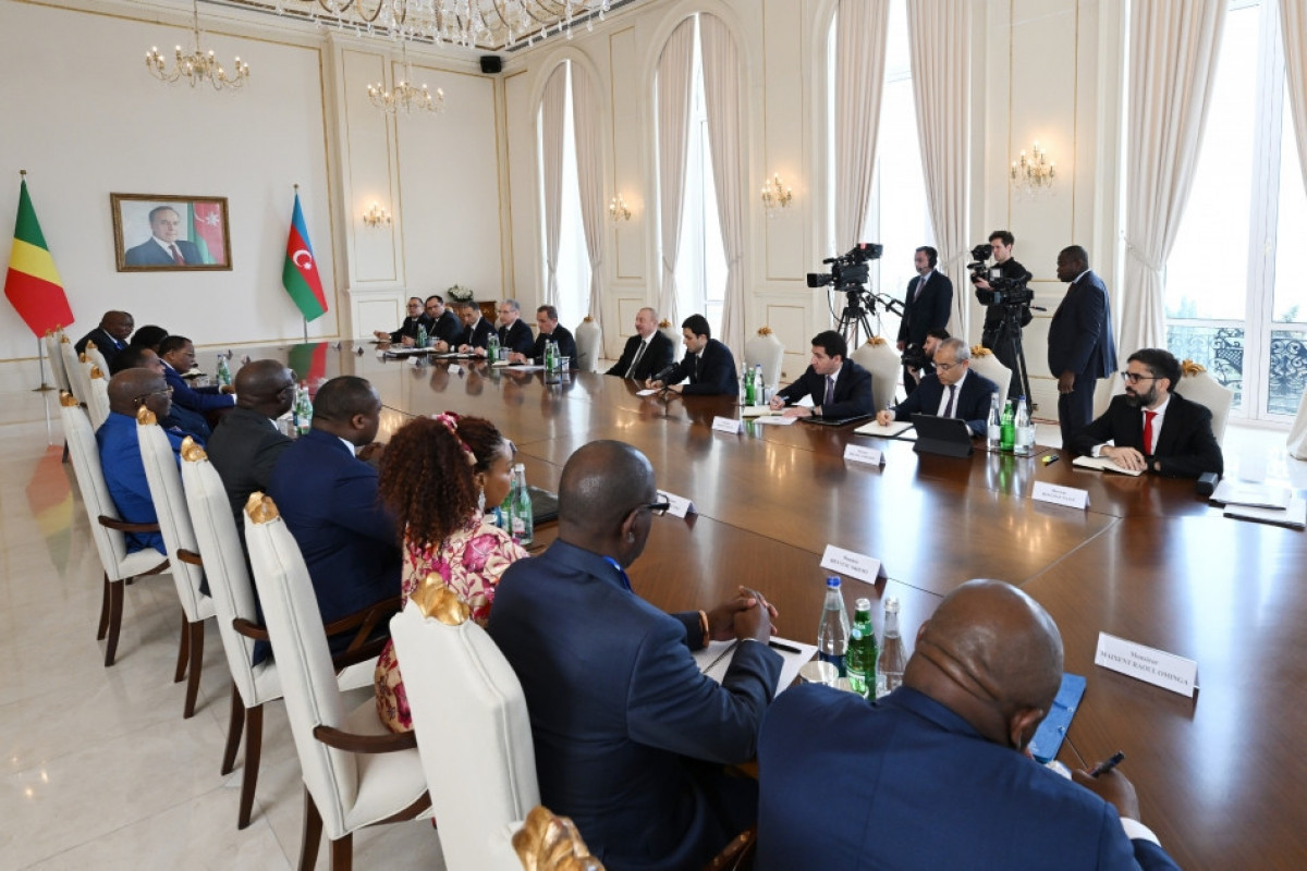 Azerbaijani and Congolese presidents held expanded meeting-UPDATED-1 
