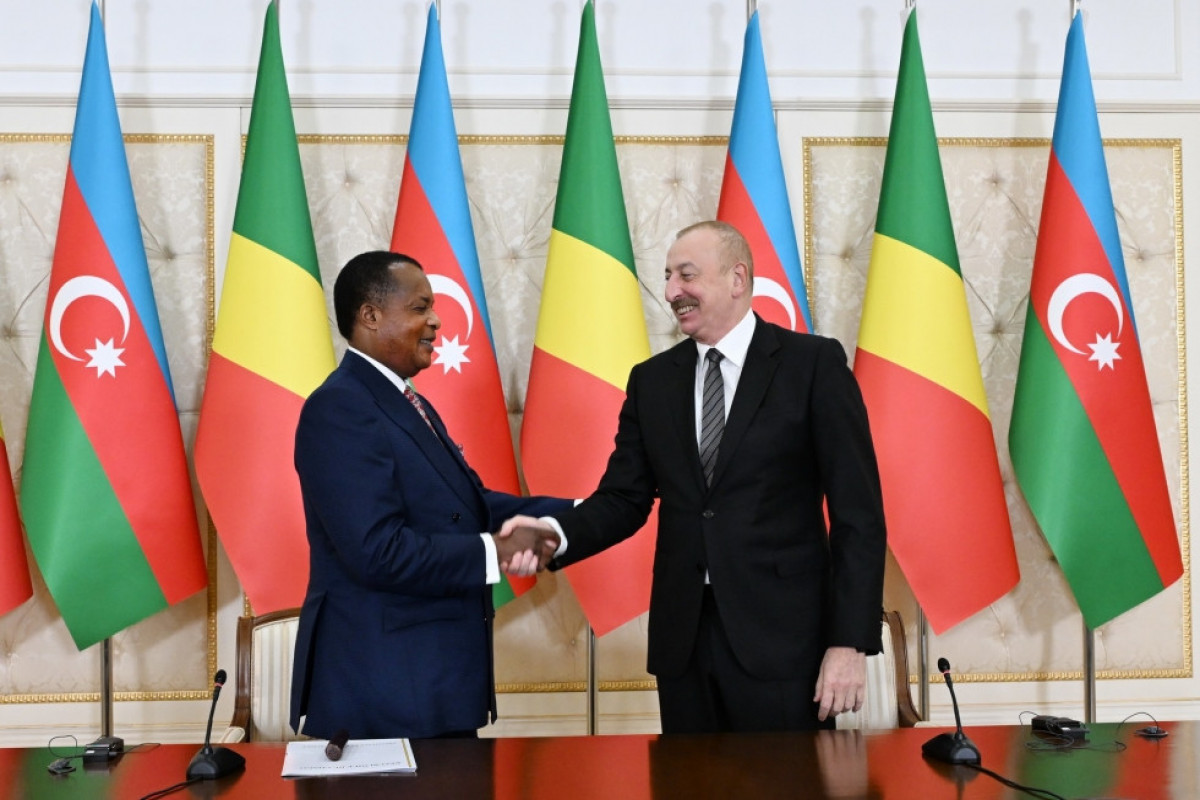 Azerbaijani, Congolese Presidents made press statements -UPDATED 