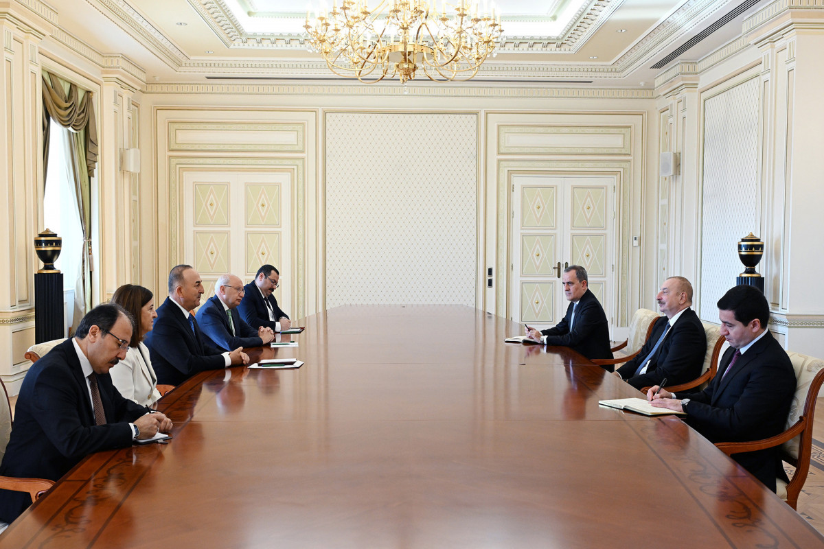 President Ilham Aliyev received member of Grand National Assembly of Türkiye Mevlüt Çavuşoğlu-UPDATED 