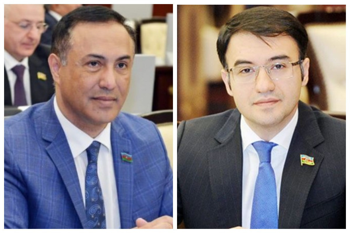 Azerbaijani MPs Elman Nasirov and Kamal Jafarov