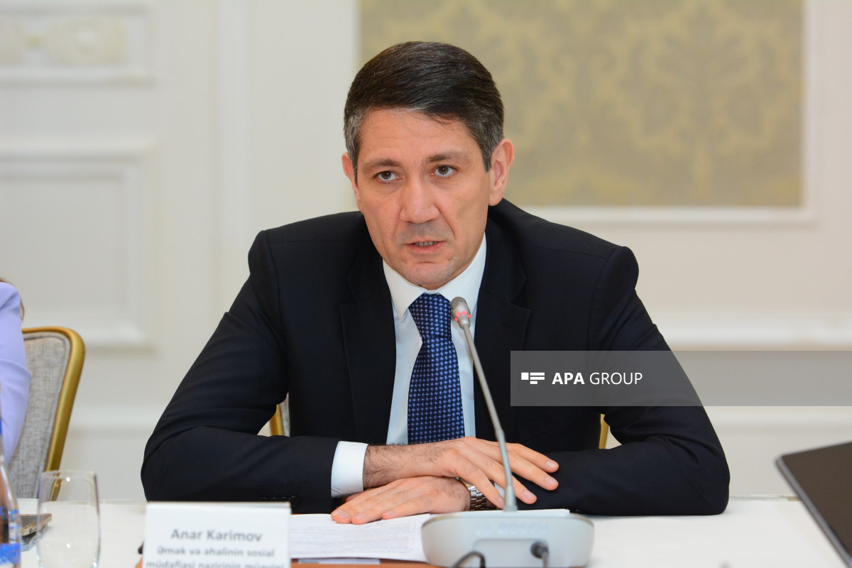Anar Karimov, Deputy Minister of Labour and Social Protection of the Population of the Republic of Azerbaijan