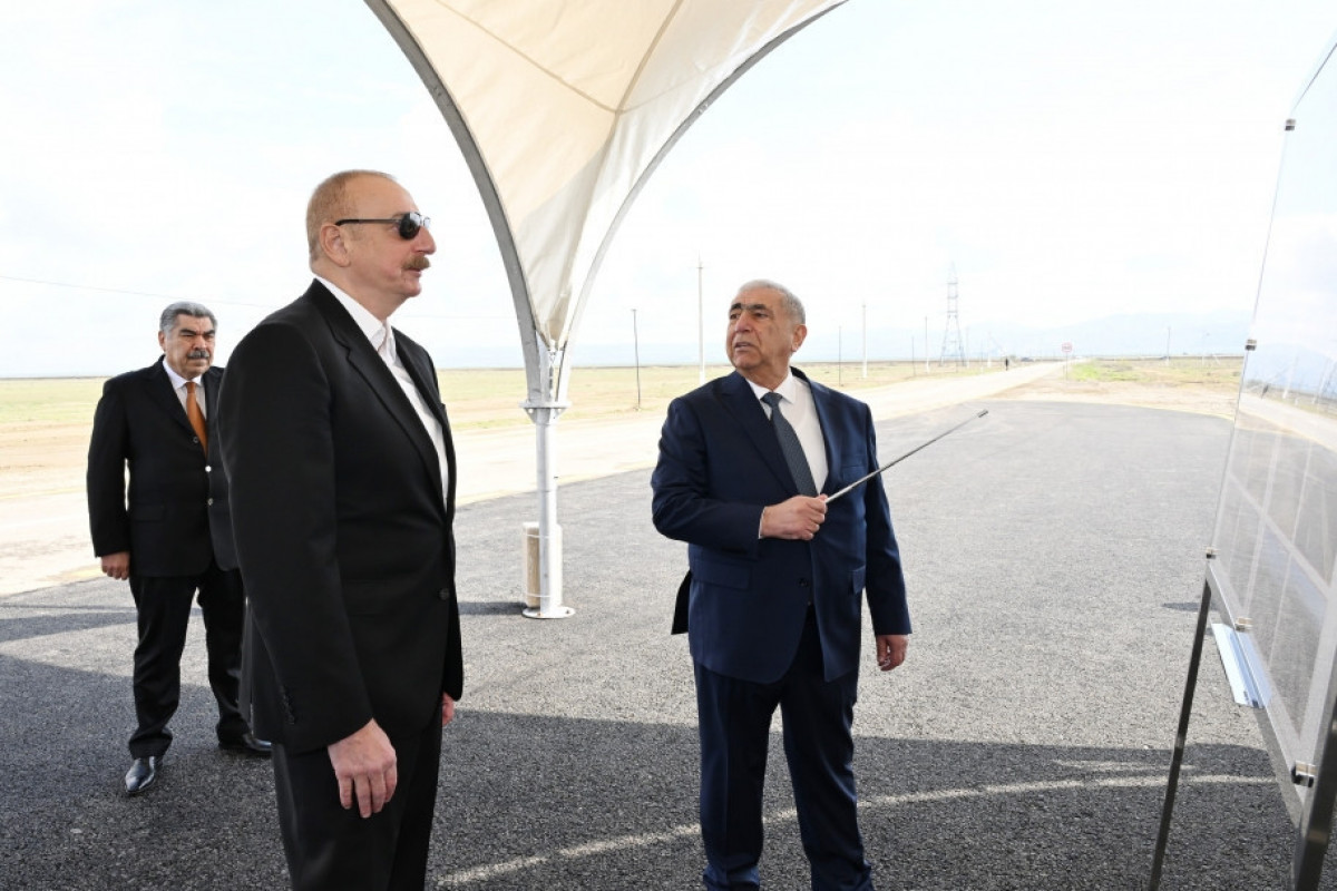 President Ilham Aliyev visits Hajigabul district