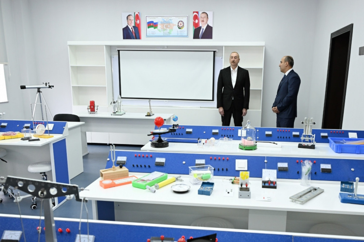 New building of secondary school in Bum settlement of Gabala was inaugurated-UPDATED 