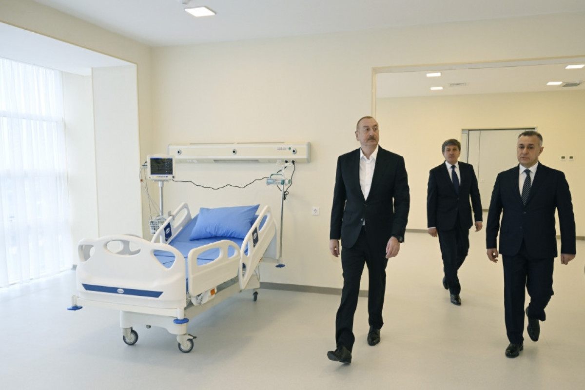Azerbaijani President inaugurates Gabala District Central Hospital-UPDATED 