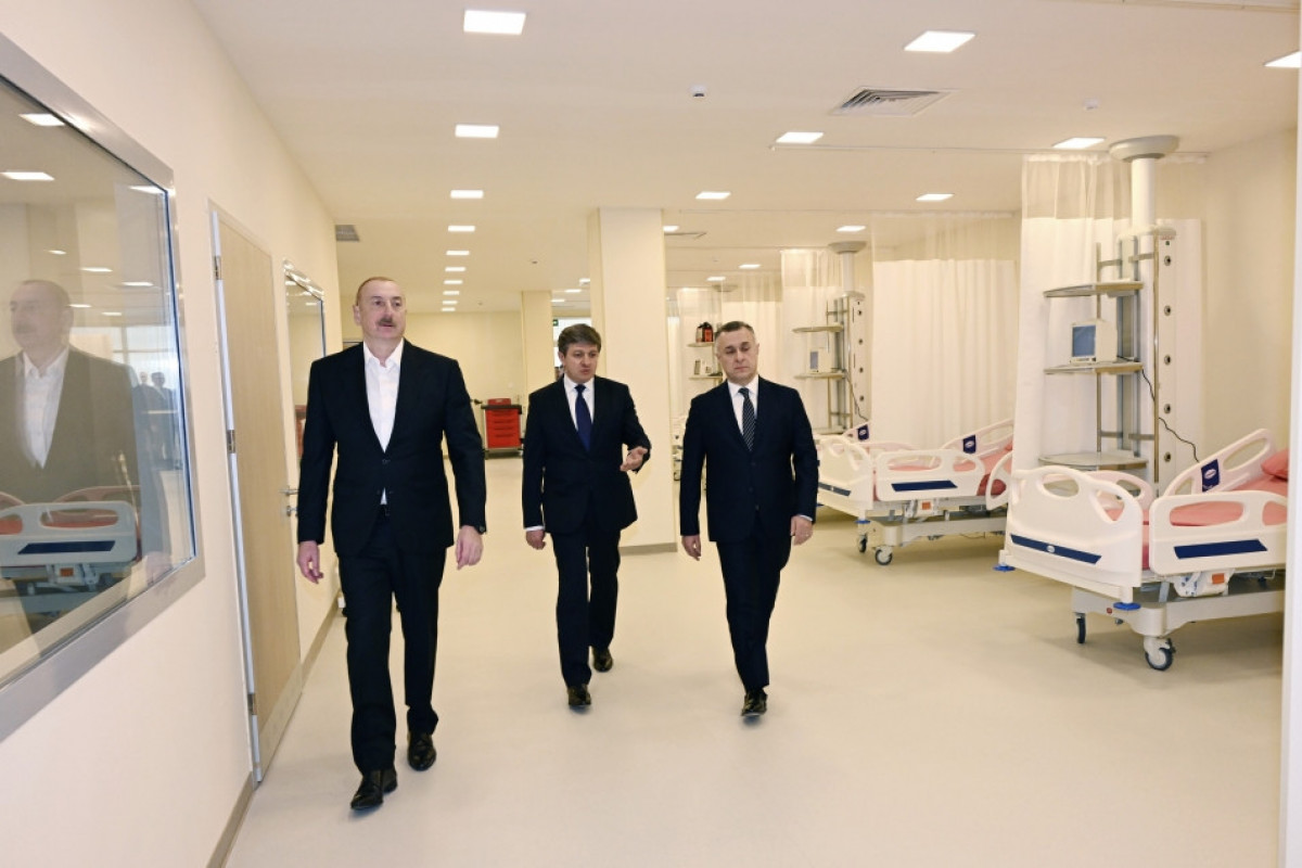 Azerbaijani President inaugurates Gabala District Central Hospital-UPDATED 
