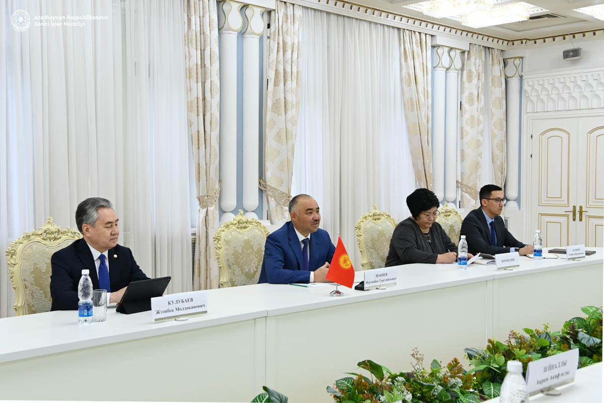 Azerbaijan FM meets with Speaker of Kyrgyz Parliament