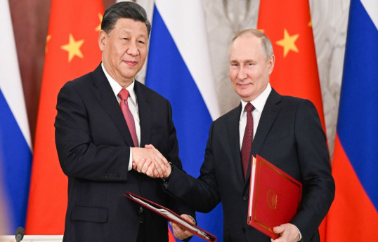 Xi Jinping, President of the People's Republic of China and Vladimir Putin, President of the Russian Federation