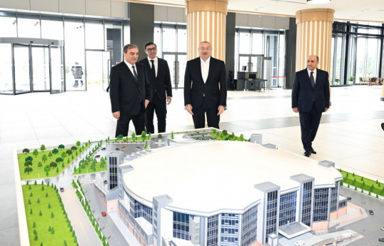 President Ilham Aliyev inaugurated Ganja Sports Palace-UPDATED 
