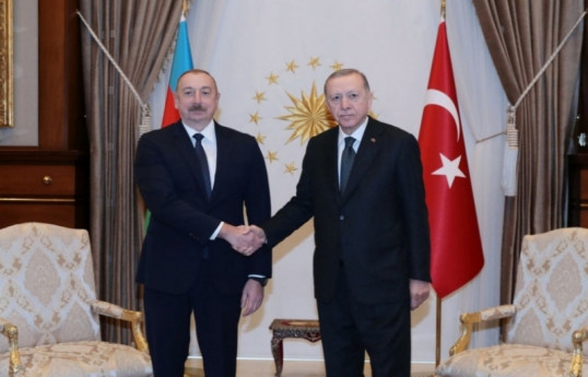Ilham Aliyev, President of the Republic of Azerbaijan and Recep Tayyip Erdogan, President of the Republic of Türkiye