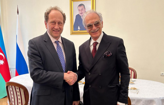 Polad Bulbuloglu informs Germany's new Ambassador to Russia about normalization process with Armenia