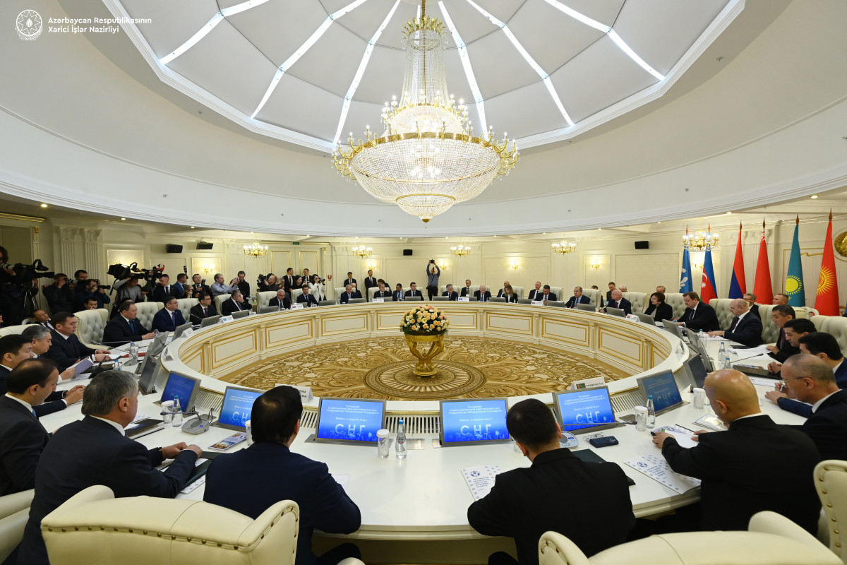 Azerbaijani FM spoke at meeting of Council of Foreign Ministers of CIS