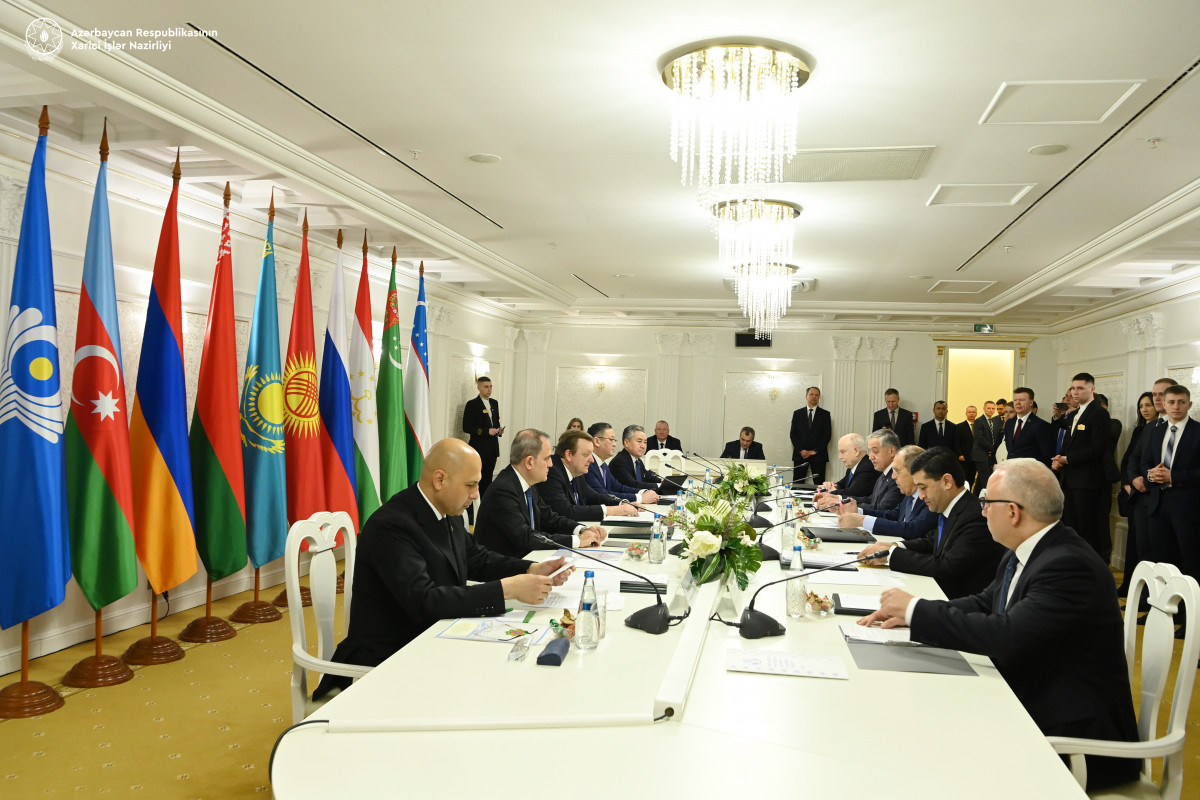Azerbaijani FM spoke at meeting of Council of Foreign Ministers of CIS