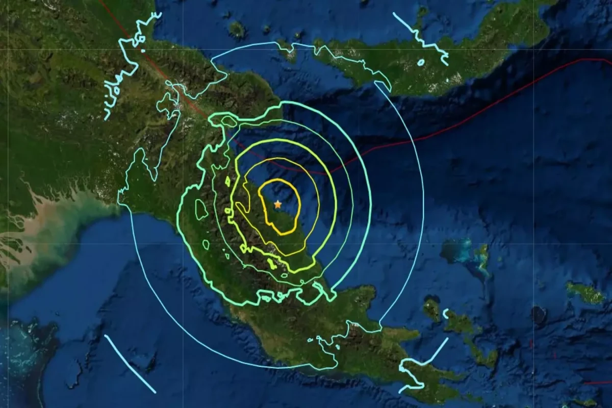 6.5-magnitude quake hits 109 km ESE of Kimbe, Papua New Guinea