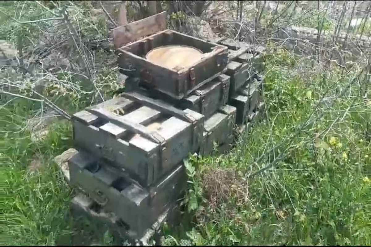 Azerbaijani police found numerous weapons and ammunition in Jabrayil