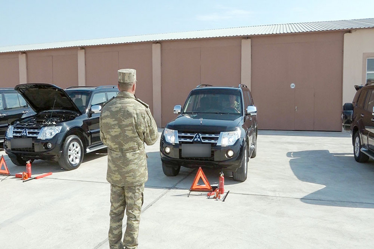 Azerbaijan Combined Arms Army carried out technical inspection of auto vehicles -PHOTO 