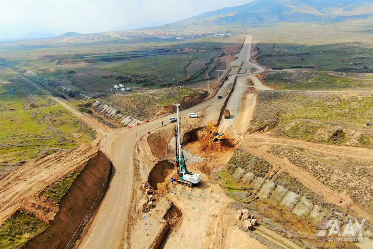 Azerbaijan commences to construct of Asgaran highway-<span class="red_color">PHOTO-<span class="red_color">VIDEO