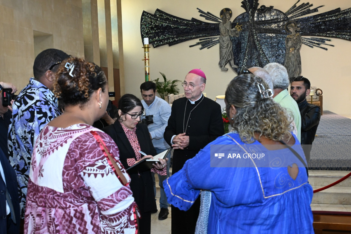 Delegation of New Caledonia visited Church of Virgin Mary in Baku