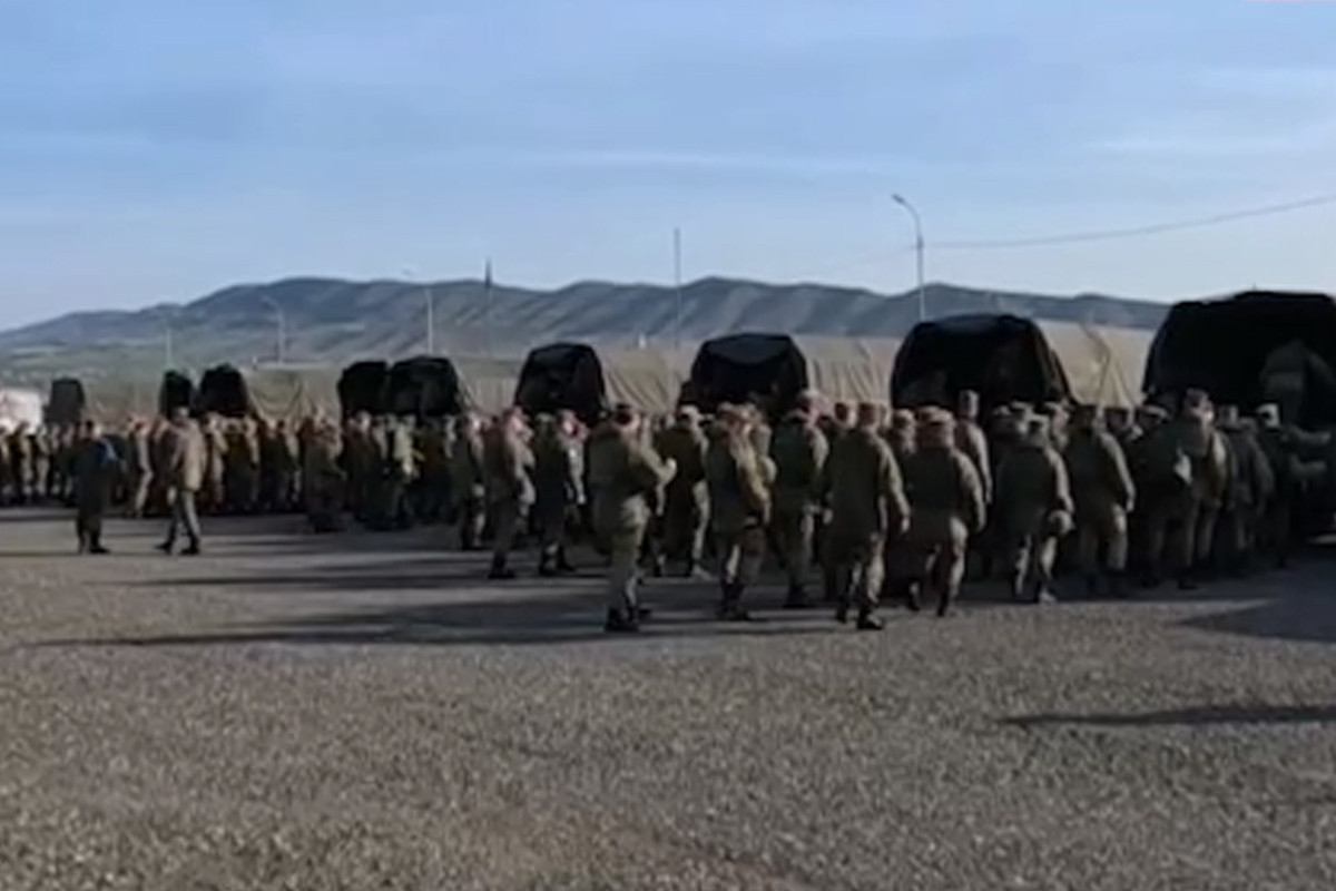New footages of Russian peacekeepers leaving Garabagh circulate in social media -VIDEO 